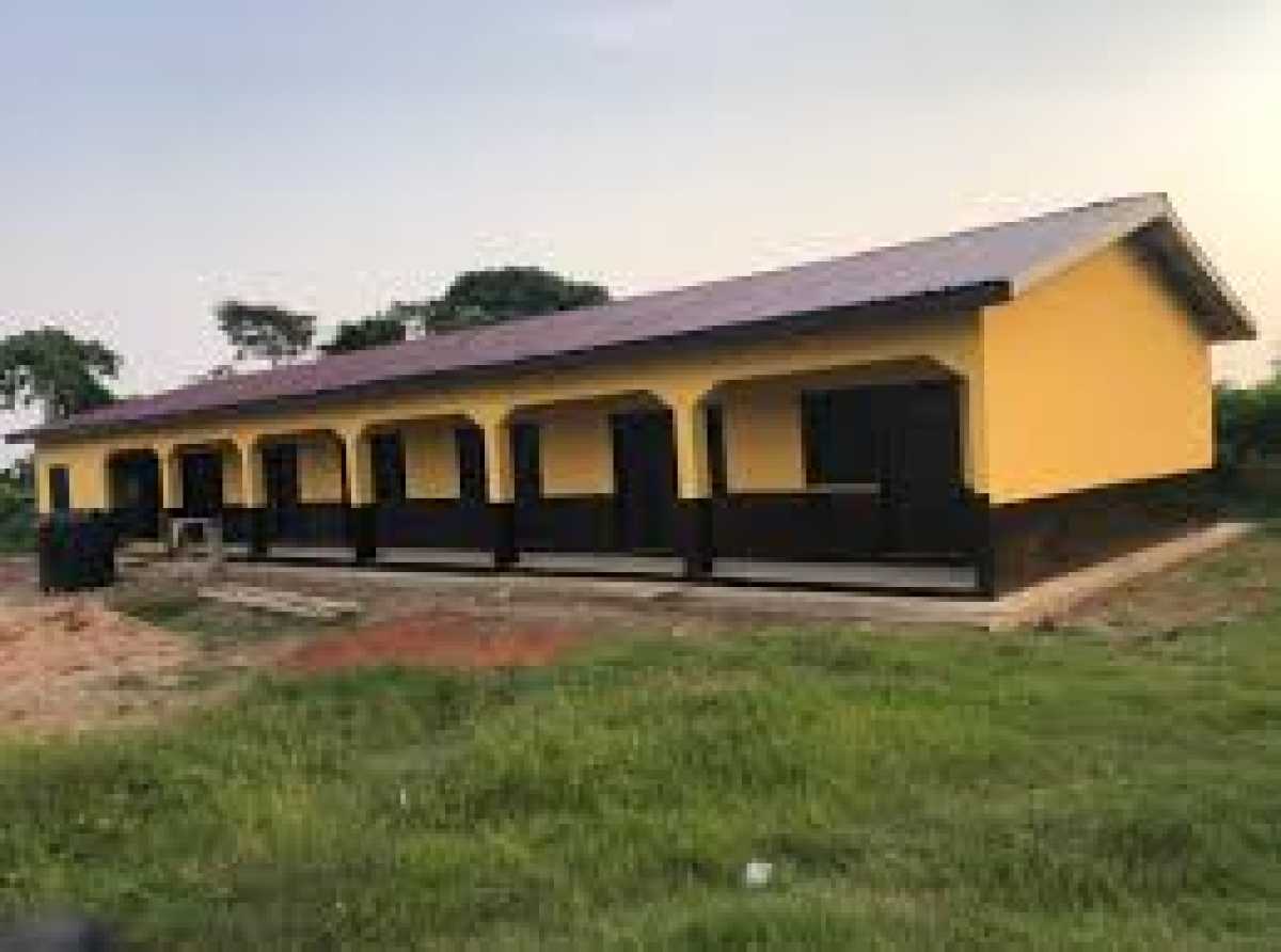 Fosco Demonstration B School Receives Newly Completed Classroom Block in Assin Central